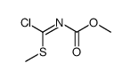 methyl N-[chloro(methylsulfanyl)methylidene]carbamate结构式