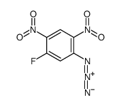 2,4-dinitro-5-fluorophenylazide结构式