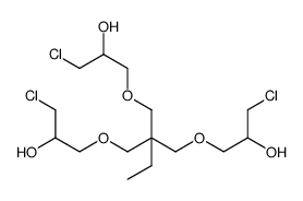 1,1,1-Tris(3-chloro-2-hydroxypropoxymethyl)propane structure