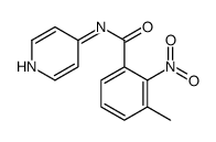 Benzamide, 3-methyl-2-nitro-N-4-pyridinyl- (9CI) structure