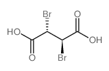 (2R,3S)-2,3-DIBROMOSUCCINIC ACID Structure