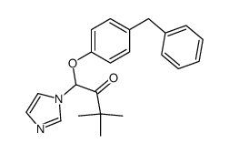 1-(4-benzyl-phenoxy)-1-imidazol-1-yl-3,3-dimethyl-butan-2-one Structure