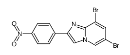 6,8-dibromo-2-(4-nitrophenyl)imidazo[1,2-a]pyridine Structure