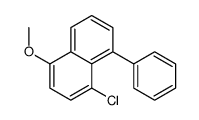 4-chloro-1-methoxy-5-phenylnaphthalene Structure