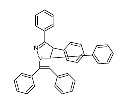 (4S,5S)-3,4,5,6,7-pentakis-phenyl-1,2-diazabicyclo[3.2.0]hepta-2,6-diene结构式