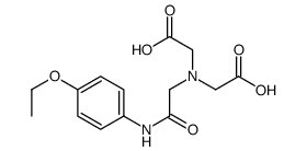 2-[carboxymethyl-[2-(4-ethoxyanilino)-2-oxoethyl]amino]acetic acid Structure