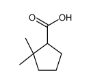 Cyclopentanecarboxylic acid, 2,2-dimethyl-结构式