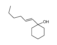 1-hex-1-enylcyclohexan-1-ol Structure