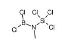 Dichlorboryl-(trichlorsilyl)-methylamine Structure