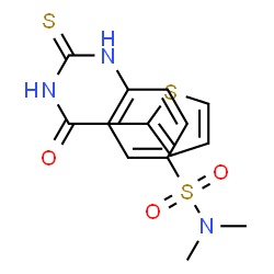 N-[({4-[(dimethylamino)sulfonyl]phenyl}amino)carbonothioyl]-2-thiophenecarboxamide Structure