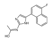 N-[5-(4-fluoronaphthalen-1-yl)-1H-imidazol-2-yl]acetamide Structure