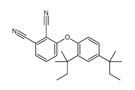 3-[2,4-bis(2-methylbutan-2-yl)phenoxy]benzene-1,2-dicarbonitrile Structure