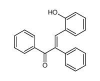 3-(2-hydroxy-phenyl)-1,2-diphenyl-propenone Structure