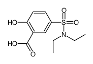 5-(diethylsulfamoyl)-2-hydroxybenzoic acid Structure