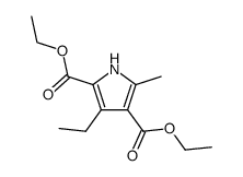 1H-Pyrrole-2,4-dicarboxylicacid,3-ethyl-5-methyl-,diethylester(9CI) Structure