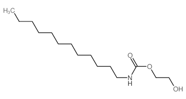 Carbamic acid, dodecyl-, 2-hydroxyethyl ester结构式