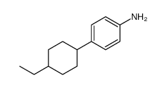 Benzenamine, 4-(trans-4-ethylcyclohexyl)- (9CI) structure