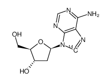 2'-deoxyadenosine-8-14c Structure