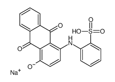 2-[[(9,10-Dihydro-4-hydroxy-9,10-dioxoanthracen)-1-yl]amino]benzenesulfonic acid sodium salt picture