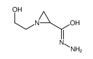 2-Aziridinecarboxylicacid,1-(2-hydroxyethyl)-,hydrazide(9CI) structure