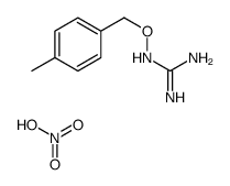 2-[(4-methylphenyl)methoxy]guanidine,nitric acid结构式