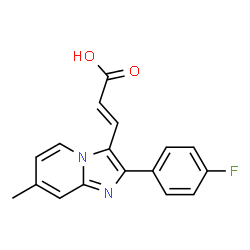 3-[2-(4-FLUORO-PHENYL)-7-METHYL-IMIDAZO[1,2-A]-PYRIDIN-3-YL]-ACRYLIC ACID图片