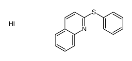 2-phenylsulfanylquinoline hydroiodide结构式