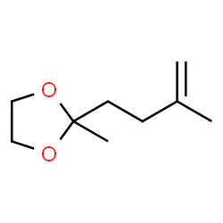 1,3-Dioxolane,2-methyl-2-(3-methyl-3-butenyl)- (7CI,9CI)结构式