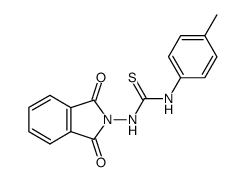 N-(3-p-tolylthioureido)phthalimide结构式