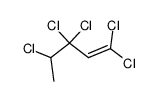 1,1,3,3,4-pentachloro-1-pentene Structure