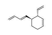 trans isomer of 4-(E-1,3-butadienyl)-3-vinyl-1-cyclohexene Structure