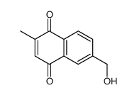 6-(hydroxymethyl)-2-methylnaphthalene-1,4-dione Structure