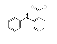 4-methyl-2-(phenylamino)benzoic acid Structure