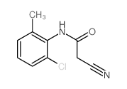 Acetamide,N-(2-chloro-6-methylphenyl)-2-cyano-结构式