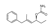 (S,E)-5-methyl-6-phenylhex-4-en-3-yl carbamate Structure