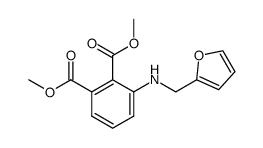 3-[(Furan-2-ylmethyl)-amino]-phthalic acid dimethyl ester Structure