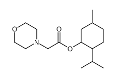 (5-methyl-2-propan-2-ylcyclohexyl) 2-morpholin-4-ylacetate Structure