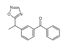 [3-[1-(1,2,4-oxadiazol-5-yl)ethyl]phenyl]-phenylmethanone结构式