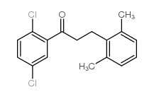 2',5'-DICHLORO-3-(2,6-DIMETHYLPHENYL)PROPIOPHENONE Structure