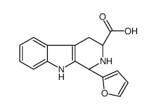 1-(2-furyl)-1,2,3,4-tetrahydro-9H-pyrido(3,4-b)indole-3-carboxylic acid Structure