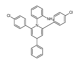 2-[2,6-bis(4-chlorophenyl)-4-phenyl-4H-pyridin-1-yl]aniline Structure