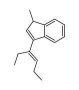 3-hex-3-en-3-yl-1-methyl-1H-indene Structure