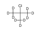 2-Chloro-2-methylpropane-d9 Structure