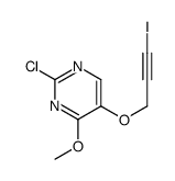 2-chloro-5-(3-iodoprop-2-ynoxy)-4-methoxypyrimidine Structure