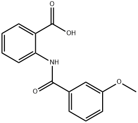 2-[(3-methoxybenzoyl)amino]benzoic acid Structure