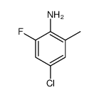 Benzenamine, 4-chloro-2-fluoro-6-methyl-图片