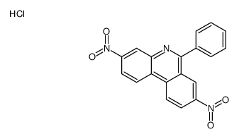 3,8-dinitro-6-phenylphenanthridinium chloride结构式