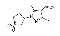 1-(1,1-Dioxidotetrahydro-3-thiophenyl)-3,5-dimethyl-1H-pyrazole-4 -carbaldehyde picture