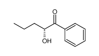 (R)-(+)-2-hydroxy-1-phenyl-1-pentan-1-one结构式