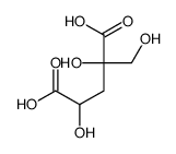 2,4-dihydroxy-2-(hydroxymethyl)pentanedioic acid Structure